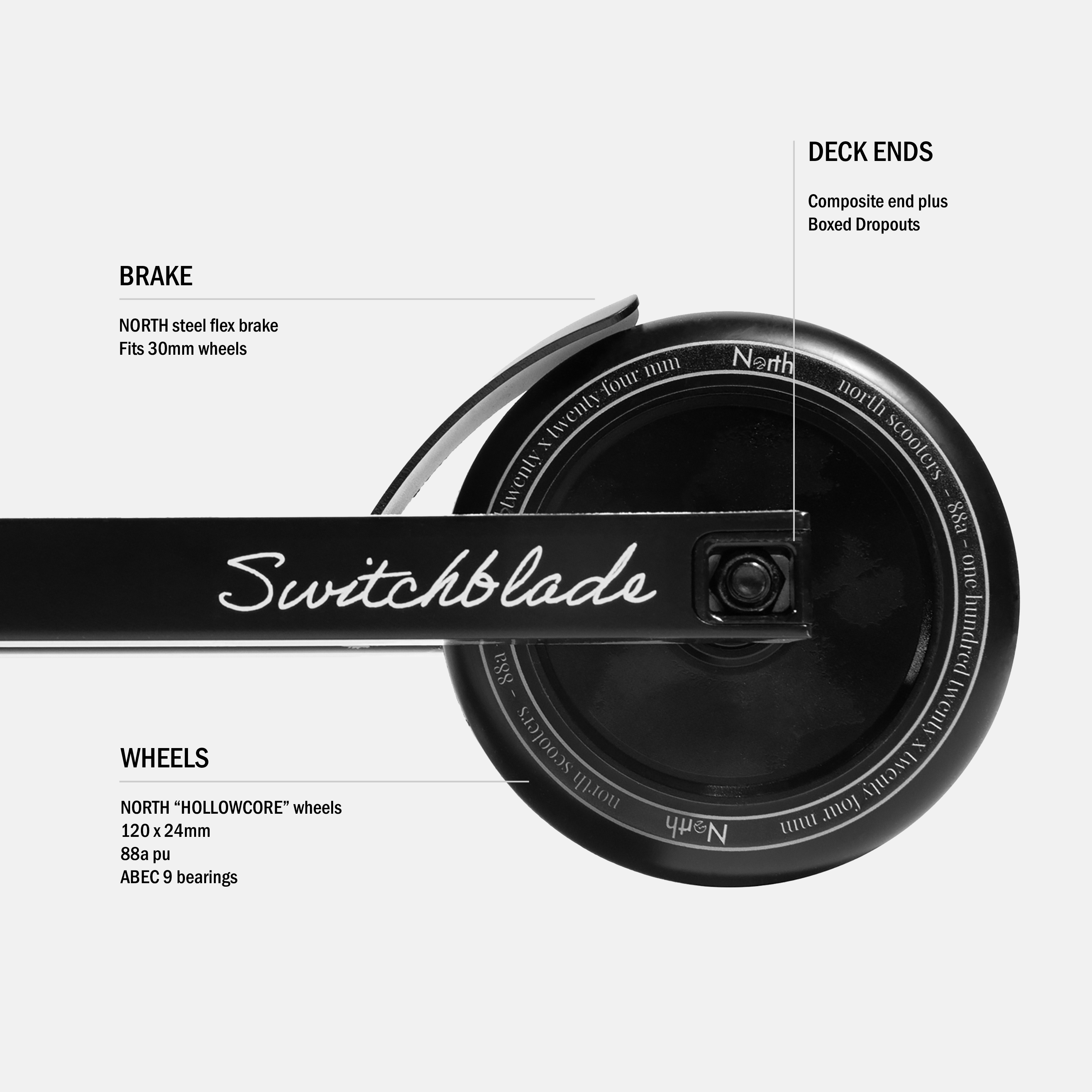 North Switchblade - Complete Scooter - G2 – North Scooters