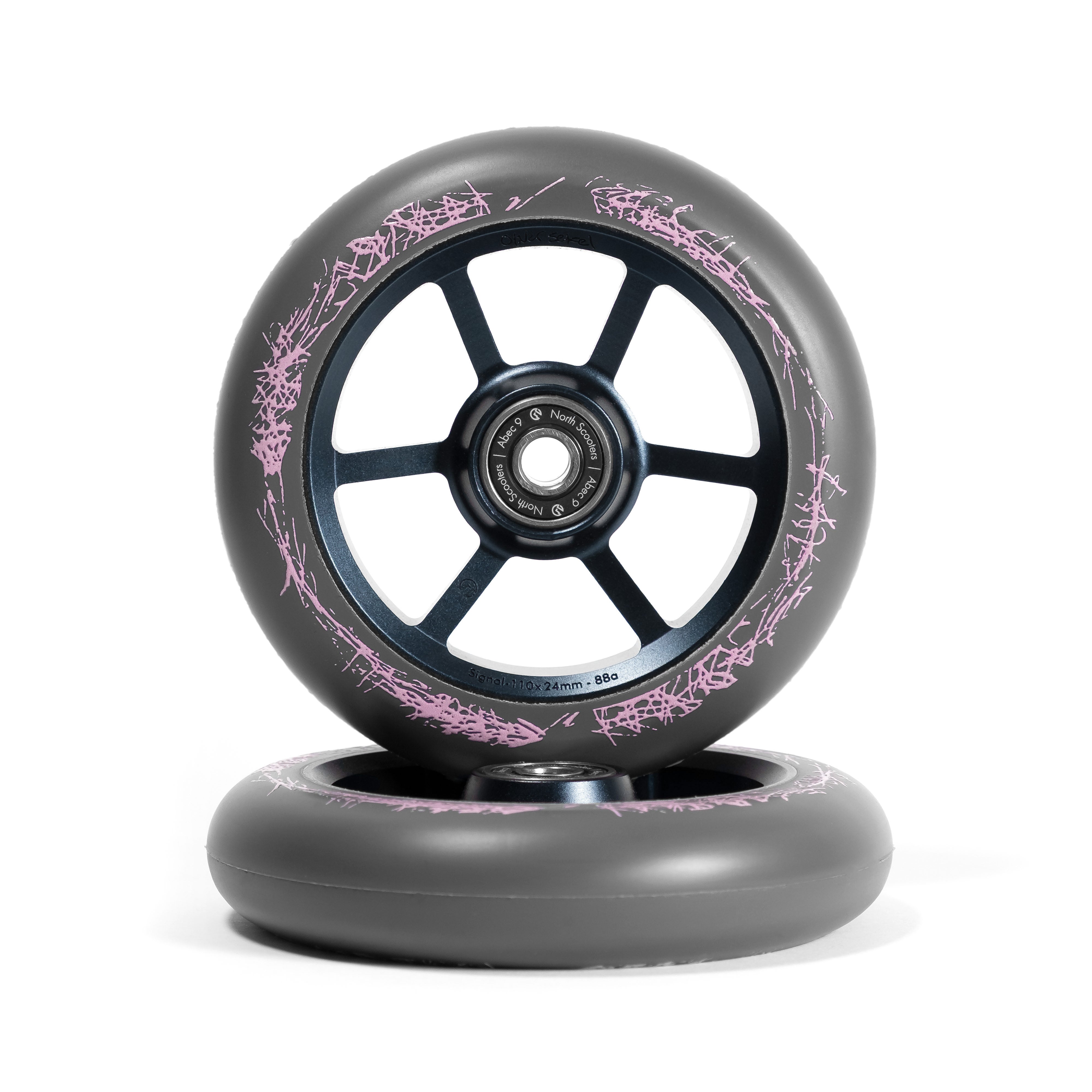 0*o様 アクティブホイール　スーパースクーター　2JA North Oliver Sekel Signature Wheel - 24mm - G7 – North Scooters