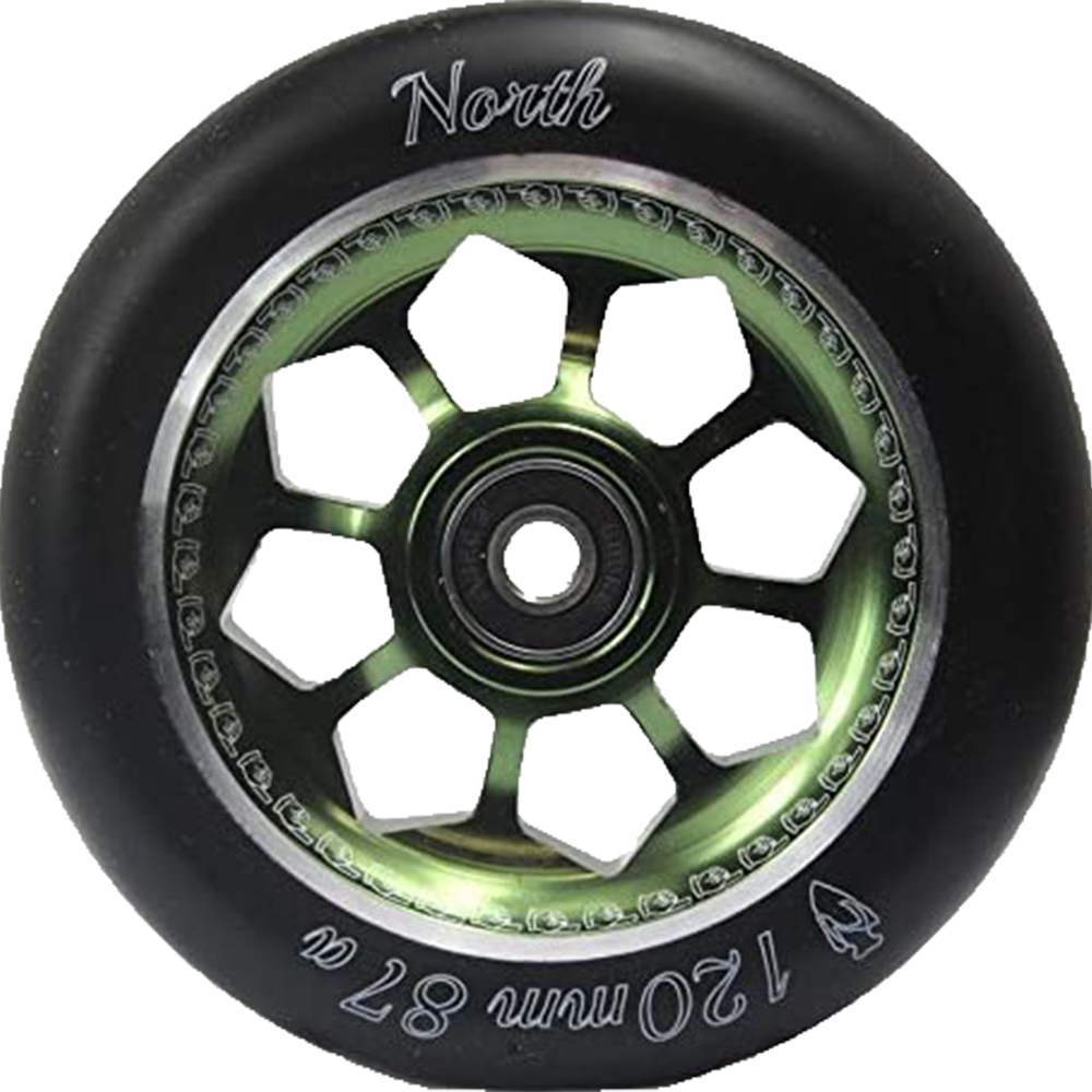 North Scooters Pentagon 87A Wheels 120mm - Pair